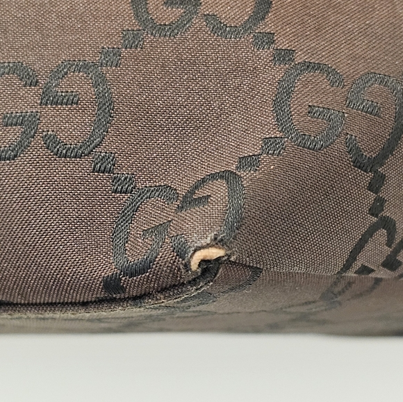 Gucci "GG" Nylon Hobo Handbag, GUC - Picture 6 of 11